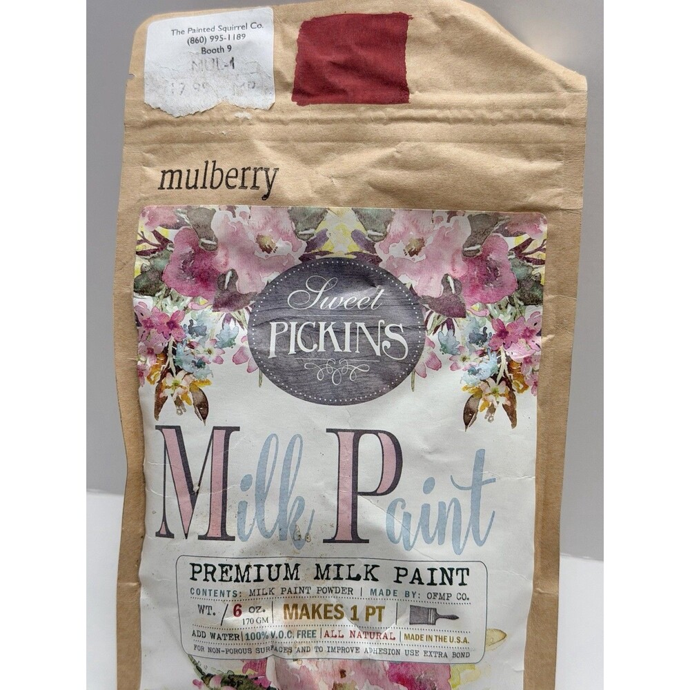 NEW Sweet Pickins Milk Paint MULBERRY 6 Oz ( Makes 1 Pint when added to water)